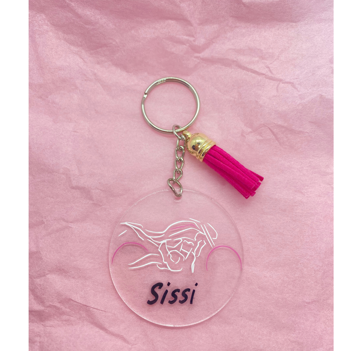 Porte-clés acrylique à personnalisé
