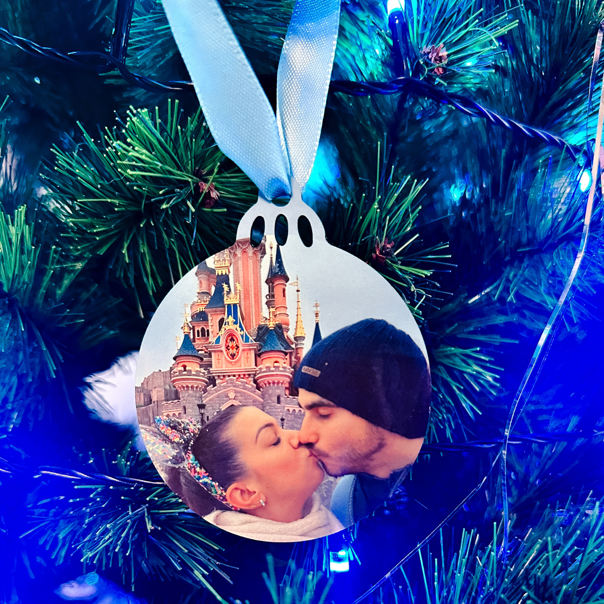boule noel personnalisable photo cadeau Marion Papillon 