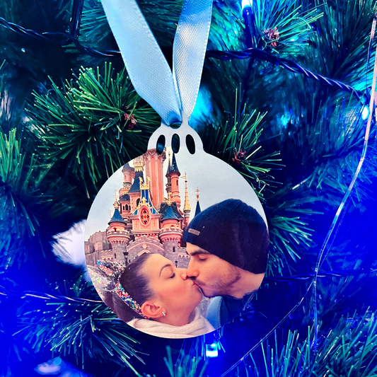 boule noel personnalisable photo cadeau Marion Papillon 