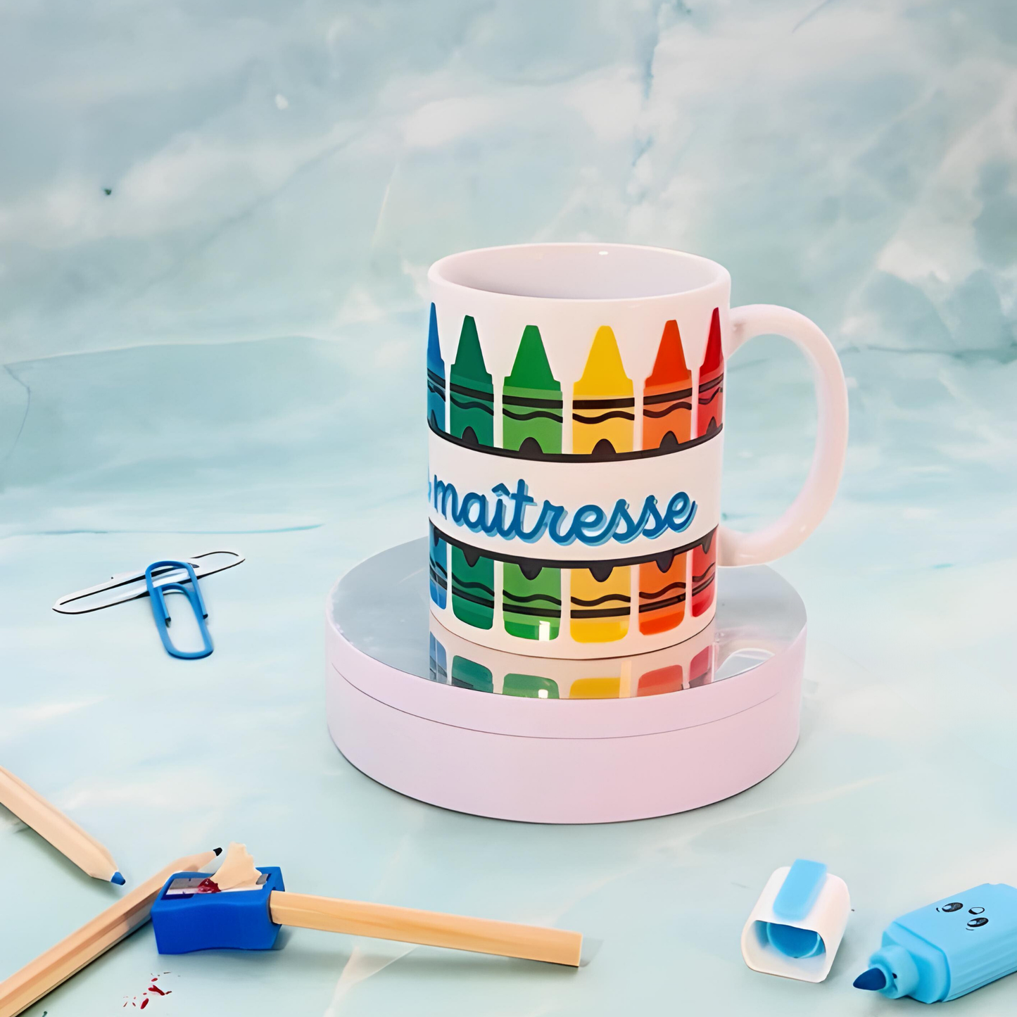 mug tasse neocolores merci nounou meilleure educ educatrice fete des ecoles fin annee scolaire nounou maitresses maitresse maitres maitre personnalise personnalisable fait main marion papillon geneve suisse