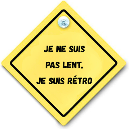 panneau arriere voiture ventouse personnalisation personnalisable Marion papillon Geneve suisse